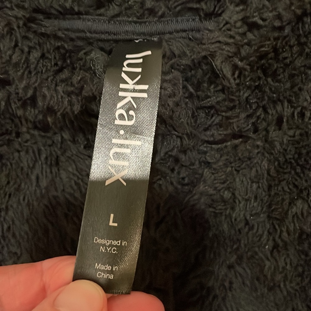 Lukka Lux Women's Black Fleece Jacket - Picture 2 of 5